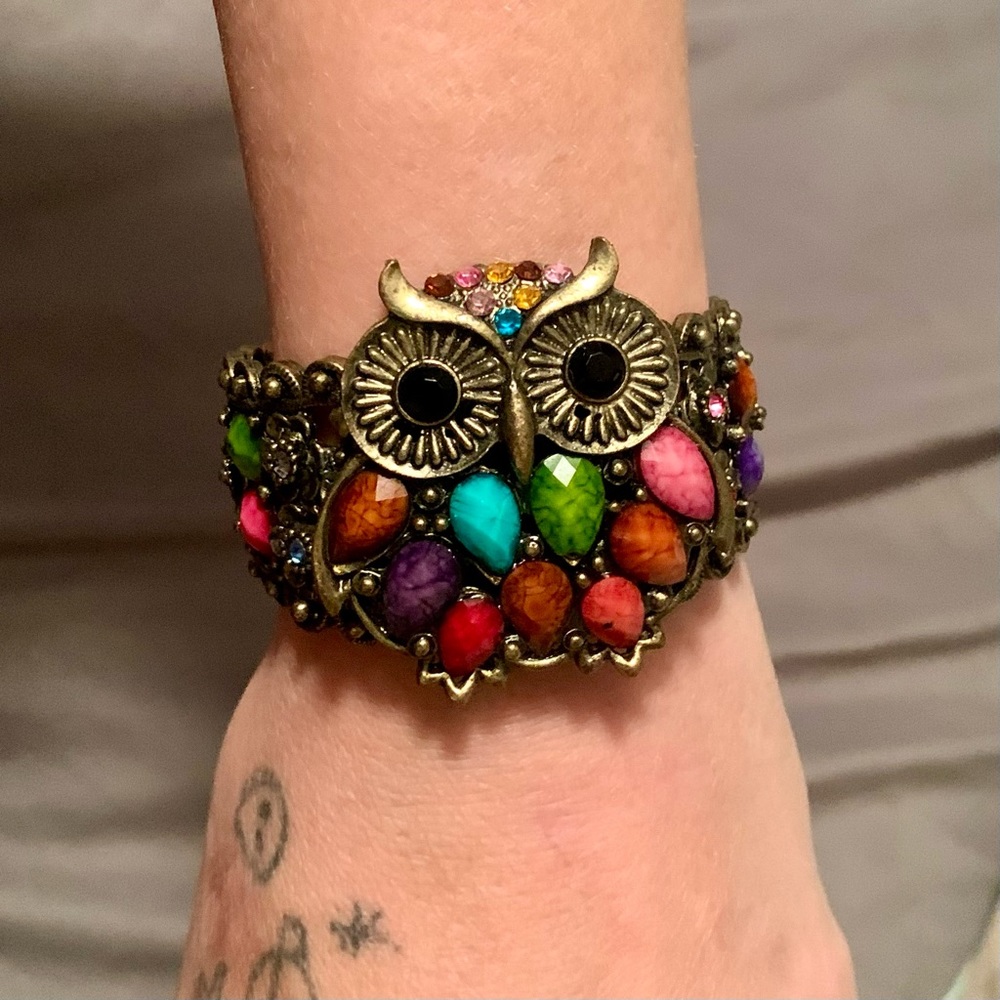 Owl Cuff Bracelet